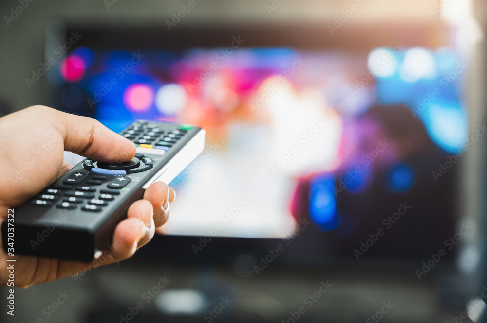 Flatscreen TV with satellite